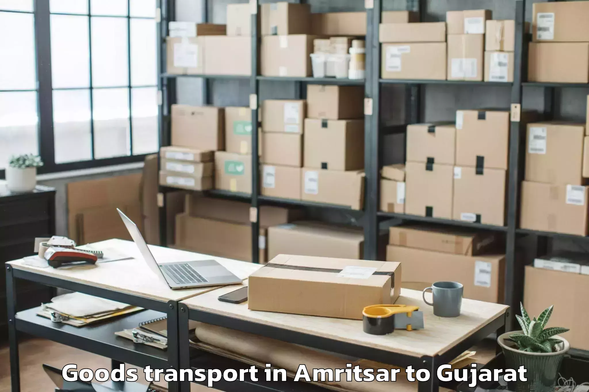 Efficient Amritsar to Surat City Goods Transport